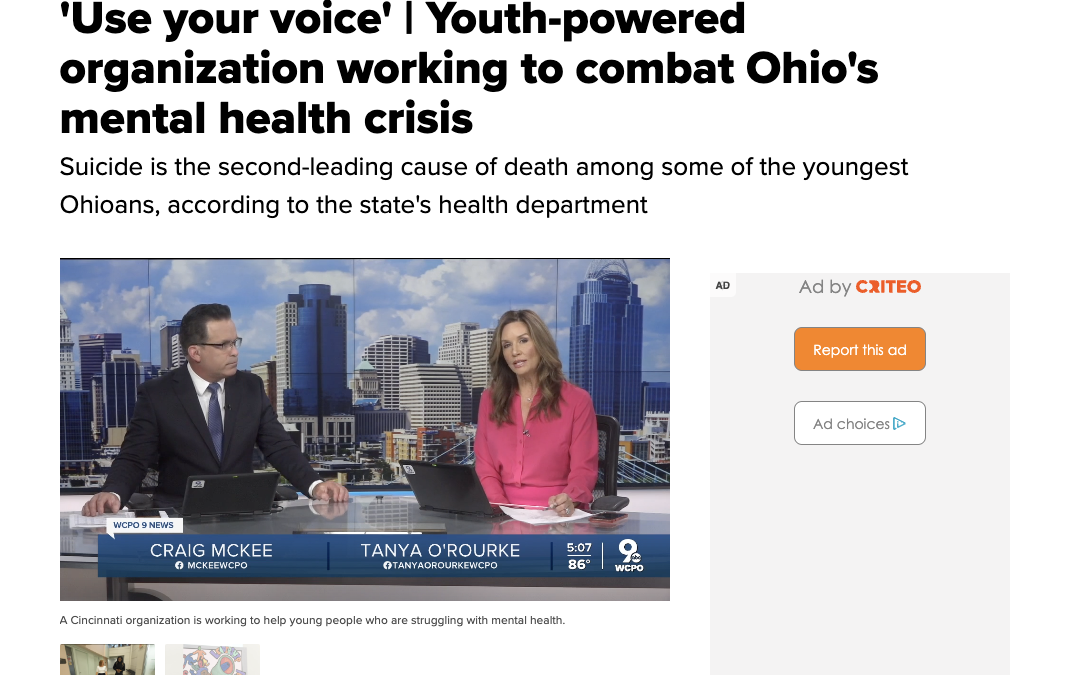 WCPO talks to HEY! youth fellow about new 10-year strategy