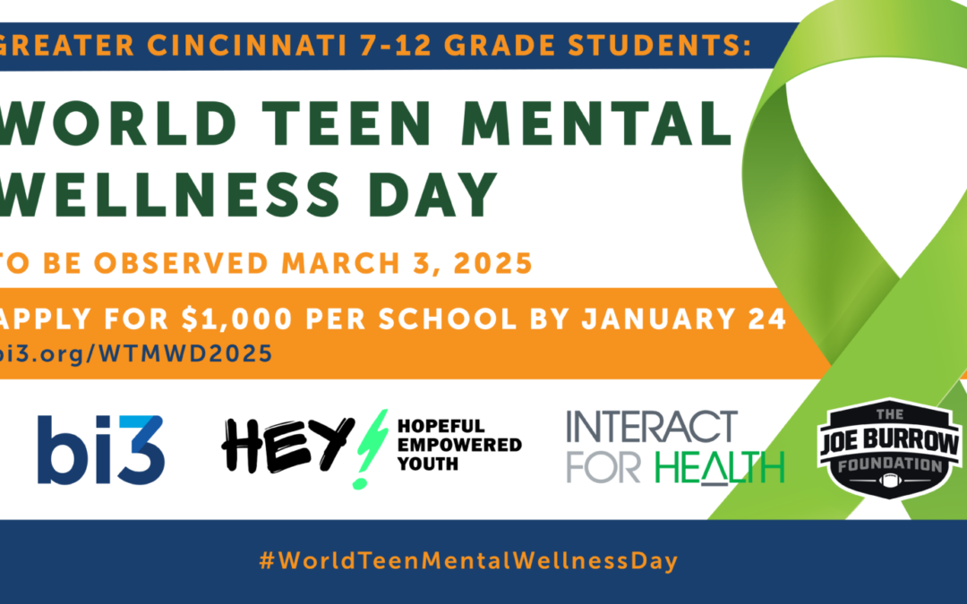 Apply for World Teen Mental Wellness Day funding